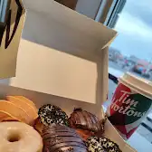 Tim Hortons storefront and interior at 2301 Navaho Dr, Ottawa, ON