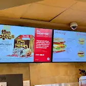 Tim Hortons storefront and interior at 98 Dufferin St, Perth, ON