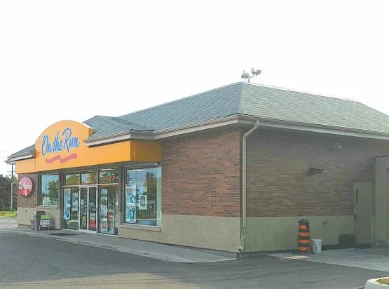 Tim Hortons storefront and interior at 478 Kingston Rd, Pickering, ON