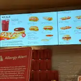 Tim Hortons storefront and interior at 438 Nugget Ave, Scarborough, ON