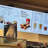 Tim Hortons storefront and interior at 32 Longwoods Road, Thamesville, ON