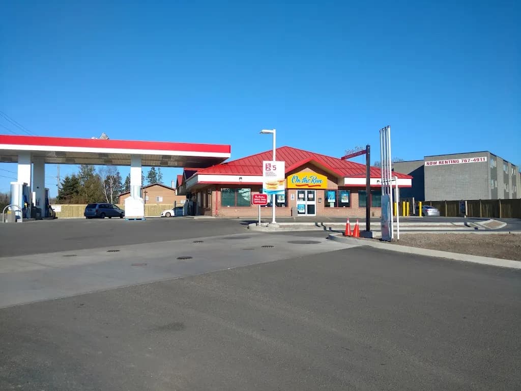 Tim Hortons storefront and interior at 1120 Valley St, Thunder Bay, ON