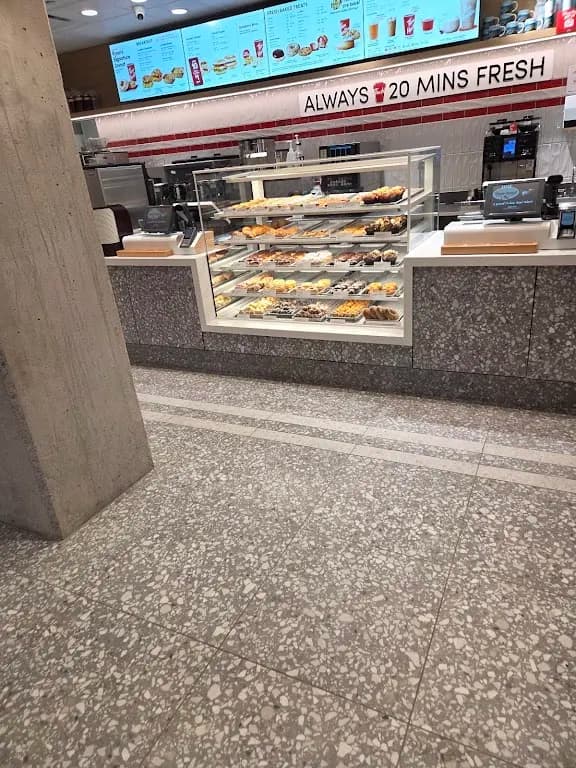 Tim Hortons storefront and interior at 176 - Front St E, Toronto, ON