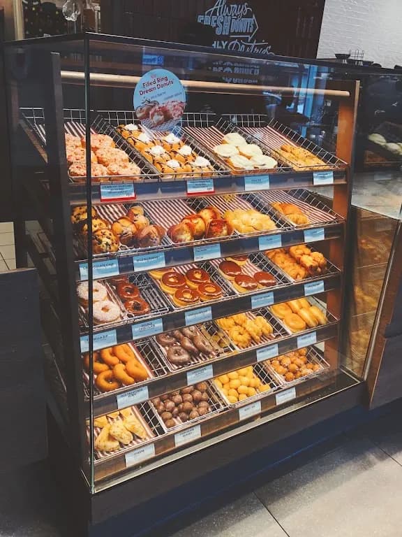 Tim Hortons storefront and interior at 1033 Queen St West, Toronto, ON