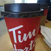 Tim Hortons storefront and interior at 2571 St Clair Ave West, Toronto, ON