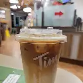 Tim Hortons storefront and interior at 3136 Jefferson Blvd, Windsor, ON