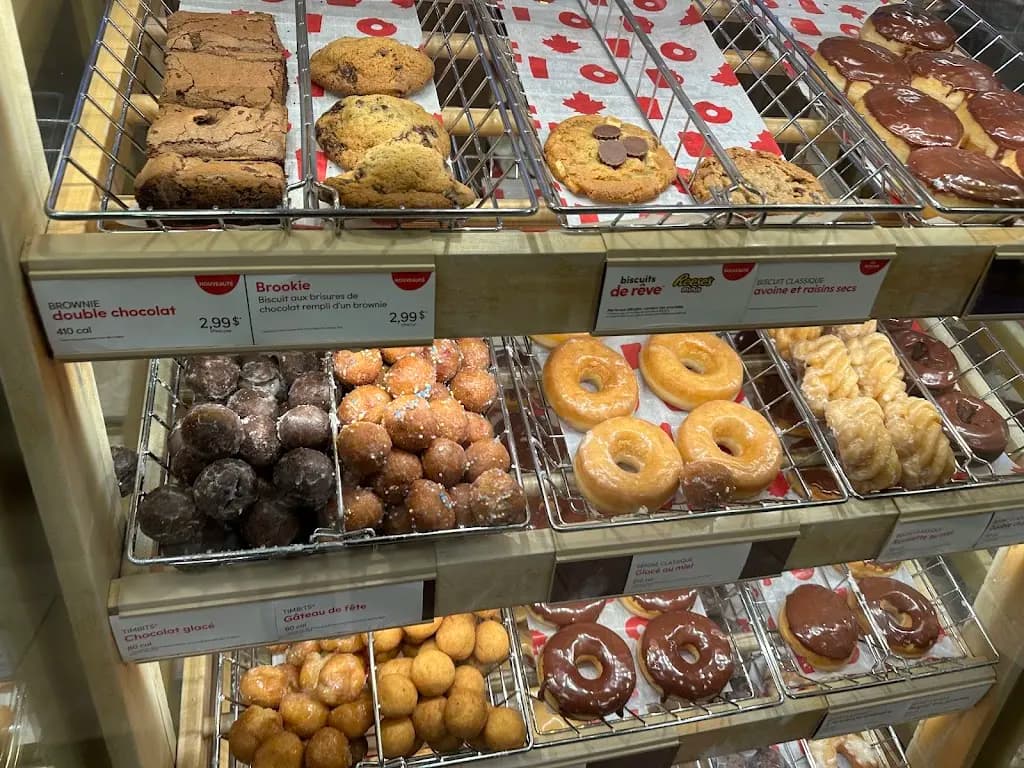 Tim Hortons storefront and interior at 2145 Curé-labelle, Laval, QC