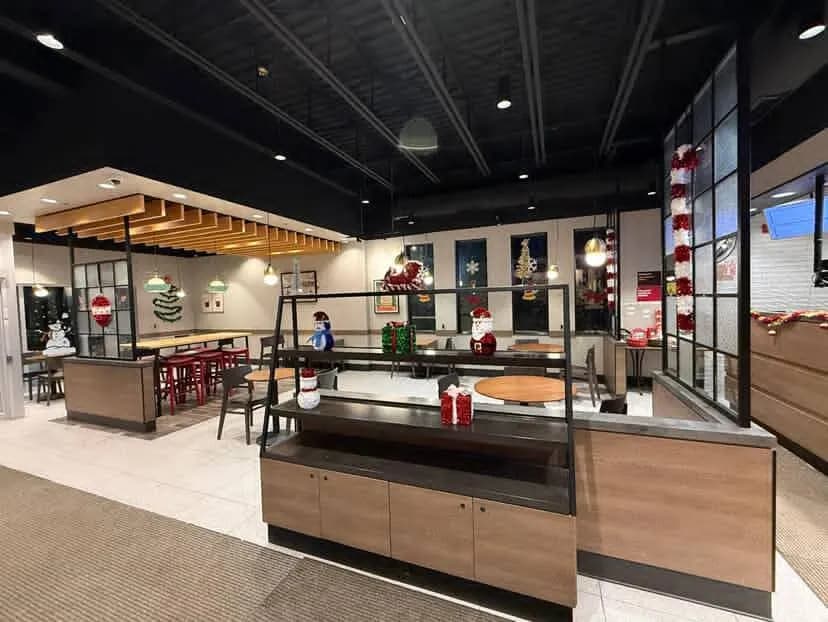 Tim Hortons storefront and interior at 2465 Boul Saint Martin E, Laval, QC