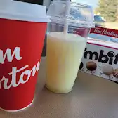 Tim Hortons storefront and interior at 750 Rue Bouvier, Quebec, QC