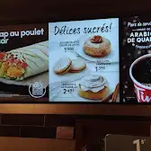 Tim Hortons storefront and interior at 85, Boul. Brien, Repentigny, QC