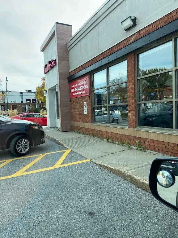 Tim Hortons storefront and interior at 175 Rue Notre-dame, Repentigny, QC