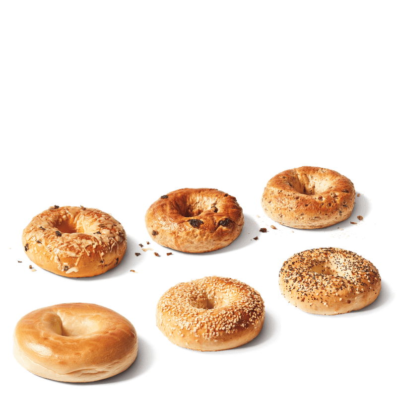 6 Assorted Bagels