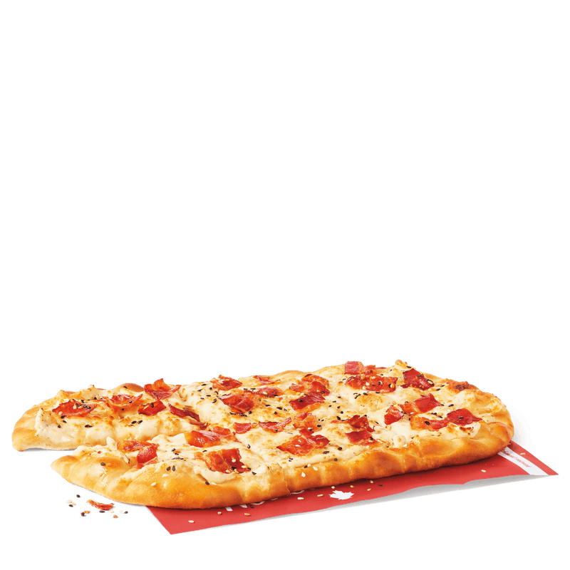 Bacon Everything Flatbread Pizza