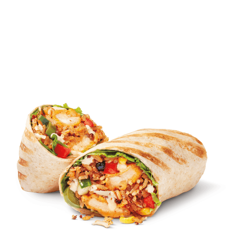 Habanero Chicken Loaded Wrap with Cheese