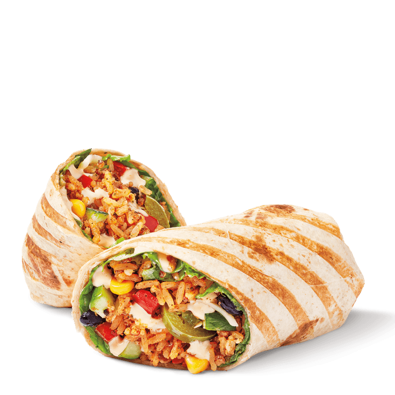 Habanero Veggie Loaded Wrap with Cheese