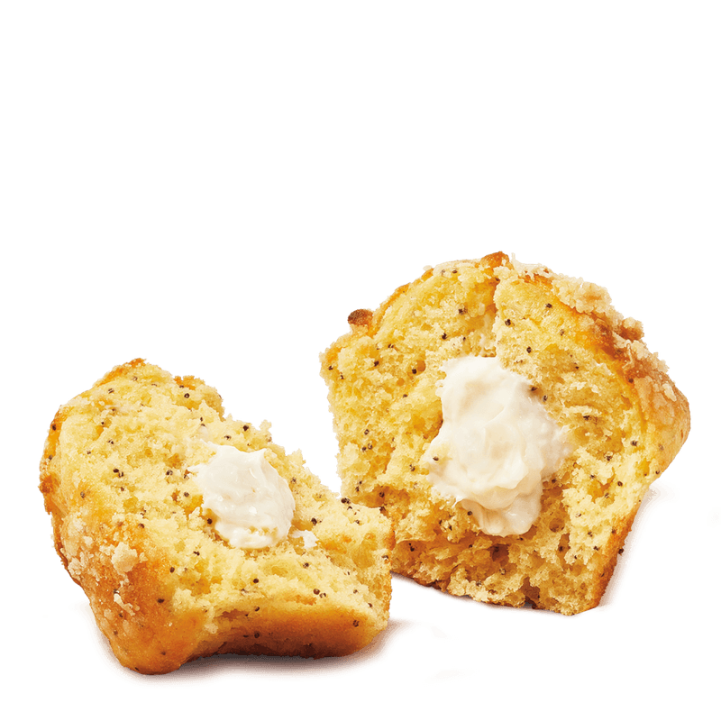 Lemon Poppyseed Cheesecake Muffin