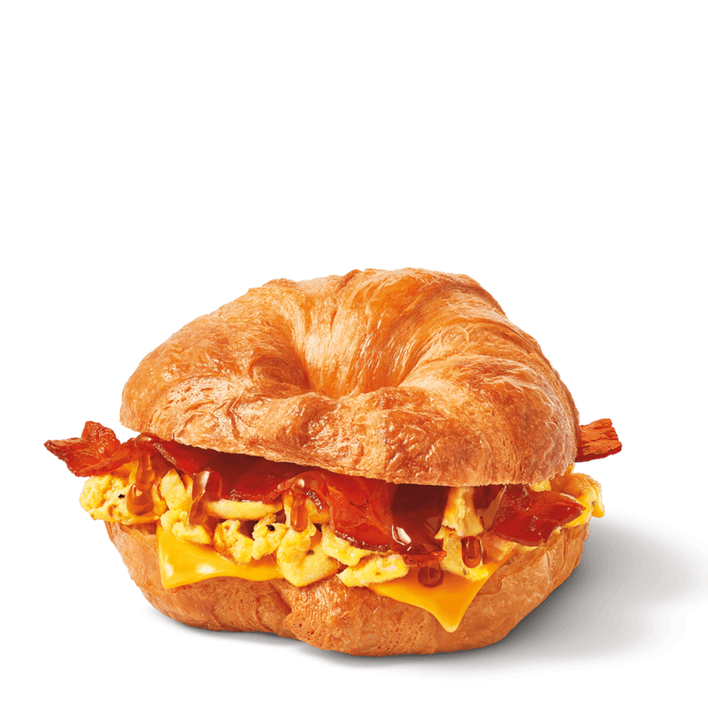 Maple Brown Butter Scrambled Egg Loaded Croissant