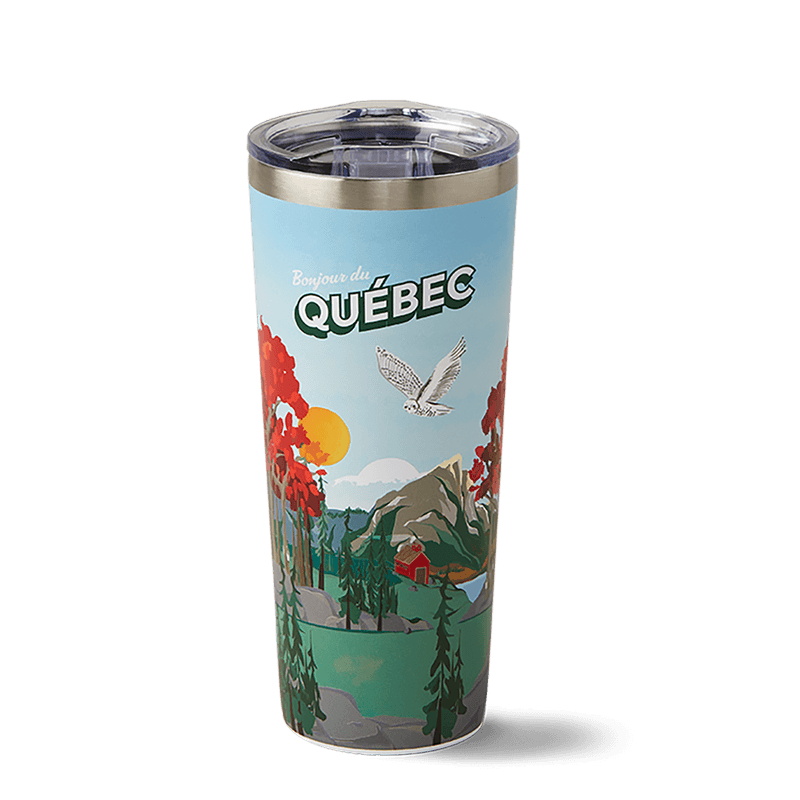 Quebec Stainless Steel Travel Mug 22oz