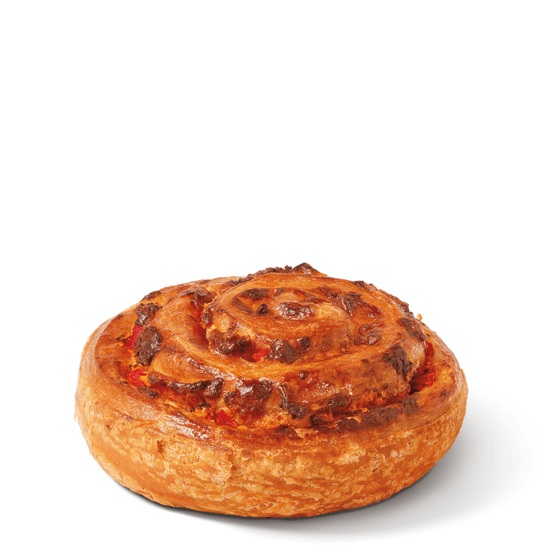 Red Pepper & Swiss Savoury Pinwheel