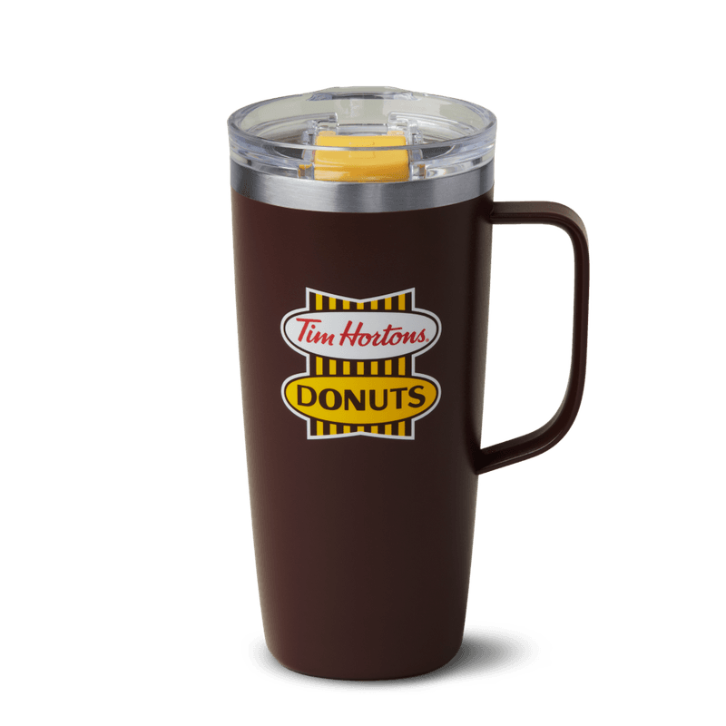 Retro Stainless Steel Travel Mug with Handle 20oz