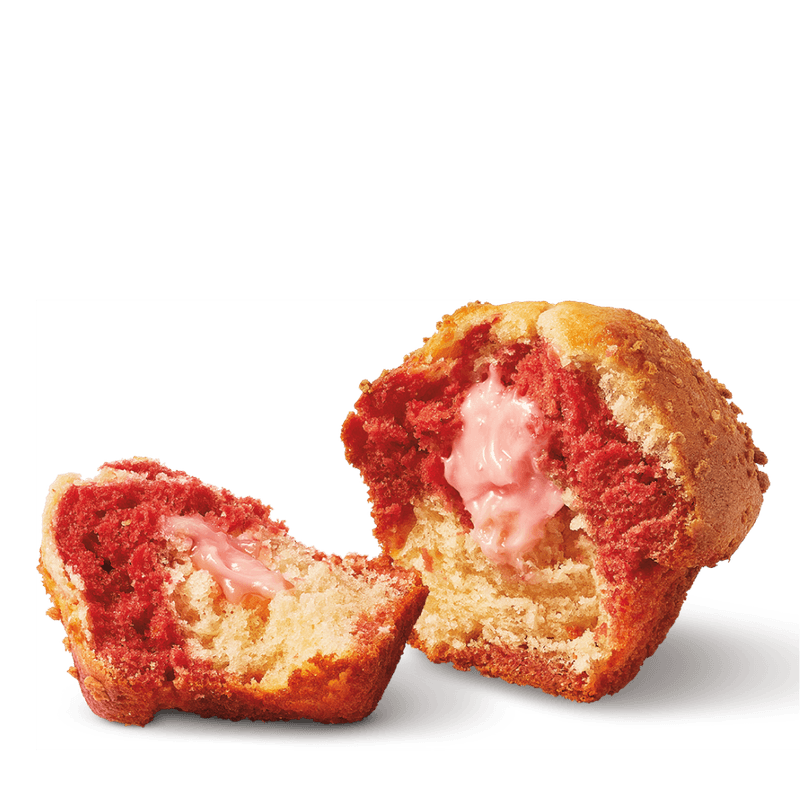 Strawberry Cheesecake Filled Muffin